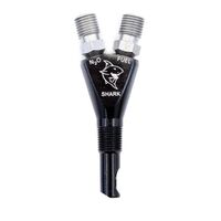 Nitrous Express Nitrous Oxide Shark Nozzle Jet Spray 1/8 in. NPT Black Each