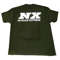 Nitrous Express Logo T-Shirt Black with White NX