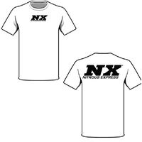 Nitrous Express Logo T-Shirt White with Black NX
