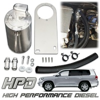HPD oil catch can separator for Toyota Landcruiser 200 Series V8 Diesel 2007-2018 OCC-B-200VD