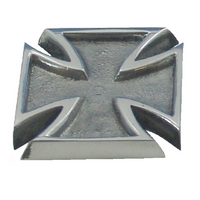 O'Brien Truckers Air Cleaner Hold Down Nut Iron Cross Emblem Suit 1/4" Stud