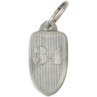 O'Brien Truckers Sand Cast Aluminium Keychain Suit 34 Ford Grille Shaped
