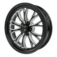 Outlaw Drag Intensity wheel 15x4 Gloss Black/Milled 5x120.65 ET -19