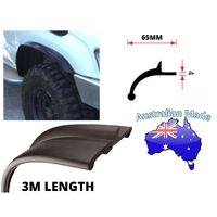EPDM Rubber Flexible Wheel Flares 3mx65mm Wide Suits Mitsubishi Pajero NW