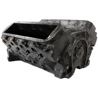 Plastic Replica Engine Block with Non-Removable Heads Big Block Chev V8