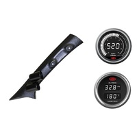 SAAS pillar pod pyro oil pressure gauges for Toyota Hilux 2005-2015