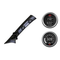 SAAS pillar pod boost/pyro oil pressure gauges for Toyota Hilux 2005-2015