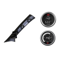 SAAS pillar pod boost/pyro voltmeter gauges for Toyota Hilux 2005-2015