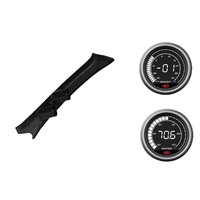 SAAS pillar pod boost/vacuum water temp gauges for Toyota Hilux 1997-2005