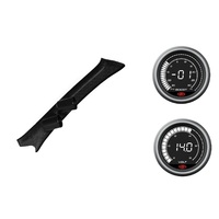 SAAS pillar pod boost/vacuum voltmeter gauges for Toyota Hilux 1997-2005