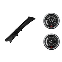 SAAS pillar pod oil pressure boost/vacuum gauges for Toyota Hilux 1997-2005