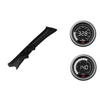 SAAS pillar pod oil pressure voltmeter gauges for Toyota Hilux 1997-2005