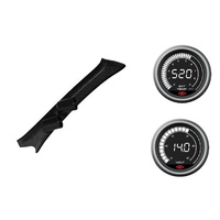 SAAS pillar pod pyro volt gauges for Toyota Hilux 1997-2005