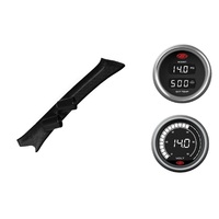 SAAS pillar pod boost/pyro voltmeter gauges for Toyota Hilux 1997-2005