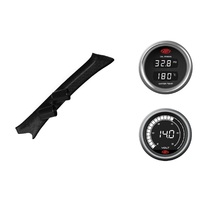 SAAS pillar pod oil/water temp voltmeter gauges for Toyota Hilux 1997-2005