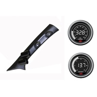 SAAS pillar pod oil pressure boost gauges for Toyota Hilux 2015-2021