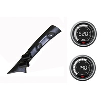 SAAS pillar pod pyro volt gauges for Toyota Hilux 2015-2021