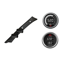 SAAS pillar pod pyro oil pressure gauges for Toyota Landcruiser 80 Series