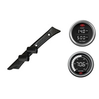 SAAS pillar pod boost/pyro water temp gauges for Toyota Landcruiser 80 Series