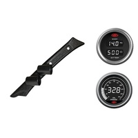 SAAS pillar pod boost/pyro oil pressure gauges for Toyota Landcruiser 80 Series