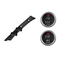 SAAS pillar pod boost/pyro oil/water temp gauges for Toyota Landcruiser 80 Series