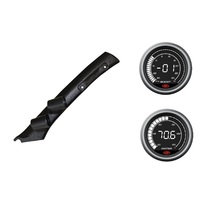SAAS pillar pod boost/vacuum water temp gauges for Toyota Landcruiser 100 Series
