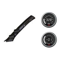 SAAS pillar pod oil pressure boost/vacuum gauges for Toyota Landcruiser 100 Series