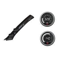 SAAS pillar pod oil pressure voltmeter gauges for Toyota Landcruiser 100 Series