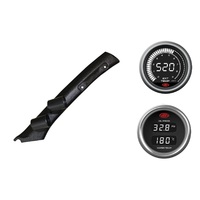 SAAS pillar pod pyro oil pressure gauges for Toyota Landcruiser 100 Series