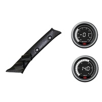 SAAS pillar pod boost/vacuum voltmeter gauges for Toyota Prado 90 1996-2002