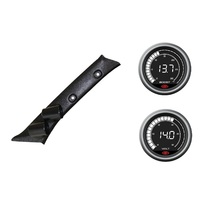SAAS pillar pod boost voltmeter gauges for Toyota Prado 90 1996-2002
