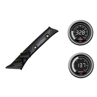 SAAS pillar pod oil pressure boost gauges for Toyota Prado 90 1996-2002