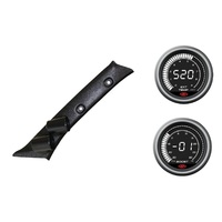 SAAS pillar pod pyro boost/vacuum gauges for Toyota Prado 90 1996-2002