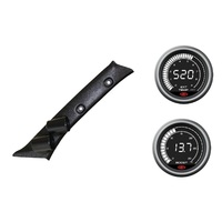 SAAS pillar pod pyro boost gauges for Toyota Prado 90 1996-2002