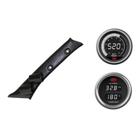 SAAS pillar pod pyro oil pressure gauges for Toyota Prado 90 1996-2002