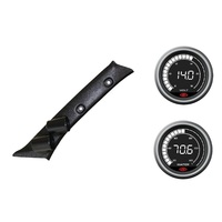 SAAS pillar pod volt water temperature gauges for Toyota Prado 90 1996-2002