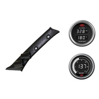 SAAS pillar pod oil/water temp boost gauges for Toyota Prado 90 1996-2002