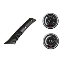 SAAS pillar pod boost/vacuum water temp gauges for Toyota Prado 120 2002-2009