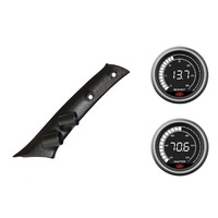 SAAS pillar pod boost water temperature gauges for Toyota Prado 120 2002-2009