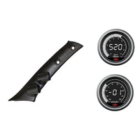 SAAS pillar pod pyro boost/vacuum gauges for Toyota Prado 120 2002-2009