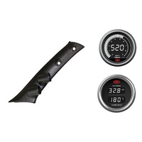 SAAS pillar pod pyro oil pressure gauges for Toyota Prado 120 2002-2009
