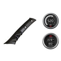 SAAS pillar pod pyro oil/water temp gauges for Toyota Prado 120 2002-2009