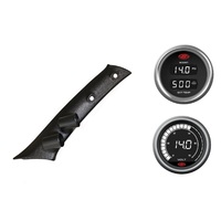 SAAS pillar pod boost/pyro voltmeter gauges for Toyota Prado 120 2002-2009