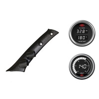 SAAS pillar pod oil/water temp voltmeter gauges for Toyota Prado 120 2002-2009