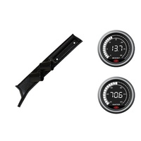 SAAS pillar pod boost water temperature gauges for Toyota Landcruiser 70 Series