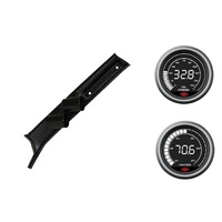 SAAS pillar pod oil pressure water temp gauges for Toyota Landcruiser 70 Series