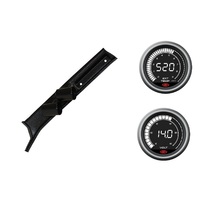 SAAS pillar pod pyro volt gauges for Toyota Landcruiser 70 Series