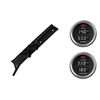 SAAS pillar pod boost/pyro oil/water temp gauges for Toyota Landcruiser 70 Series
