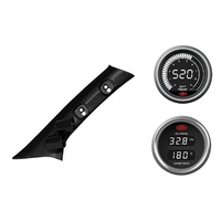 SAAS pillar pod pyro oil pressure gauges for Toyota Prado 150 Series