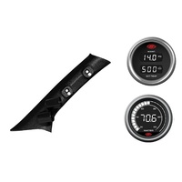 SAAS pillar pod boost/pyro water temp gauges for Toyota Prado 150 Series